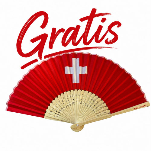 Gratis Schweizerkreuz Handfächer