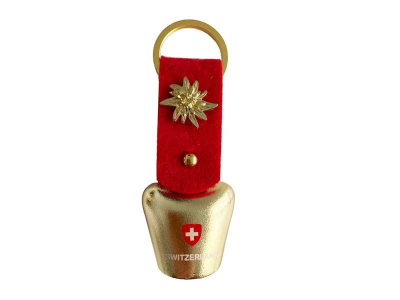 Edelweiss Glocke goldig