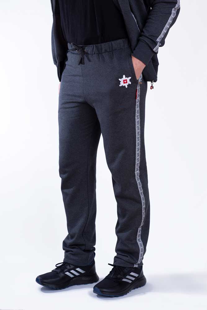 Edelweiss Trainer / Jogging Hosen Grau