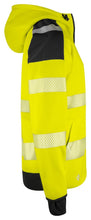 Load image into Gallery viewer, gelb/schwarzProjob_Full_Zip_Kaputzenjacke_Klasserechts

