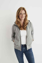 Load image into Gallery viewer, Damen Jacke in schwerer Qualität in Grau, Fairtrade
