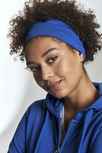 Carica l&#39;immagine nel visualizzatore di Gallery, Kapuzenjacke Damen Royal Blue, Fairtrade
