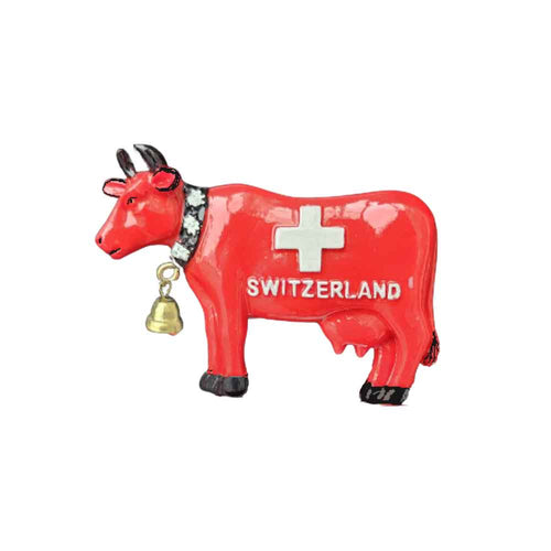 Magnet Kuh mit Schweizerkreuz