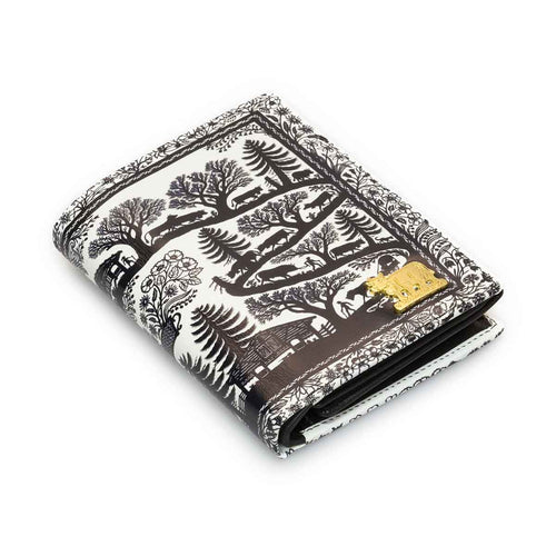 Portemonnaie Scherenschnitt Alpaufzug