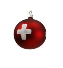 Charger l&#39;image dans la galerie, Weihnachtskugel Schweizerkreuz
