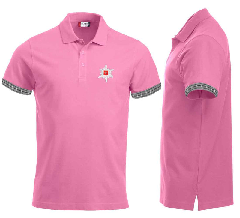Polo Pink mit Edelweiss