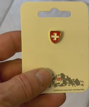 Load and play video in Gallery viewer, Swiss coat of arms pin
