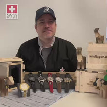 Charger et lire la vidéo dans la visionneuse de la Galerie, Folklore Uhr mit Edelweissarmband
