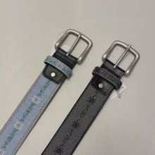 Load and play video in Gallery viewer, Edelweiss belt anthracite Swiss Made
