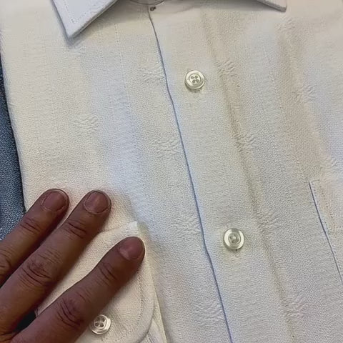 Edelweiss Hemd mit Kragen Langarm 100% Baumwolle