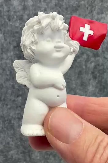 Glücksbringer Engel Igor Swissnesslook Fahne