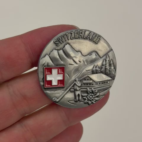 Magnetmünze Switzerland