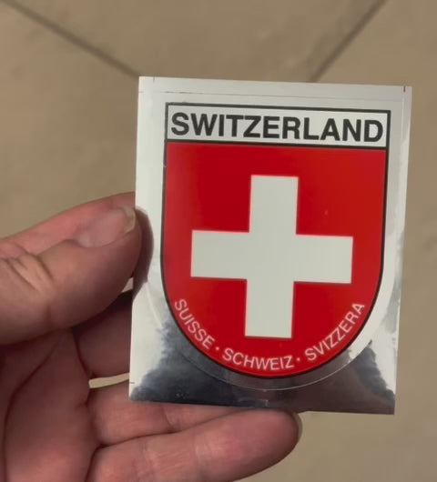 Aufkleber Schweizerkreuz