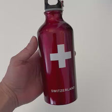 Charger et lire la vidéo dans la visionneuse de la Galerie, Gourde avec croix suisse 6dl
