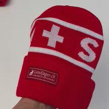 Laden und Abspielen von Videos im Galerie-Viewer, Gestrickte Mütze SUISSE

