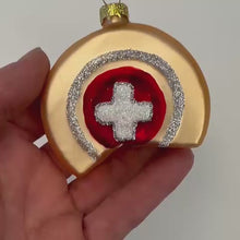 Laden und Abspielen von Videos im Galerie-Viewer, Weihnachts &quot;Kugel&quot; Schweizer-Käse
