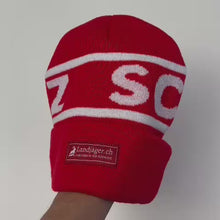 Load and play video in Gallery viewer, Knitted hat SWITZERLAND
