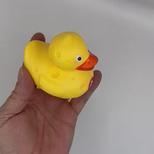 Carica e avvia il video nel visualizzatore di galleria, Bath Duck &quot;Cheese&quot; con Croce svizzera
