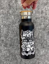 Laden und Abspielen von Videos im Galerie-Viewer, Scherenschnitt Trinkflasche Matterhorn
