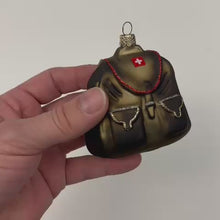 Laden und Abspielen von Videos im Galerie-Viewer, Weihnachts &quot;Kugel&quot; Rucksack mit CH-Kreuz

