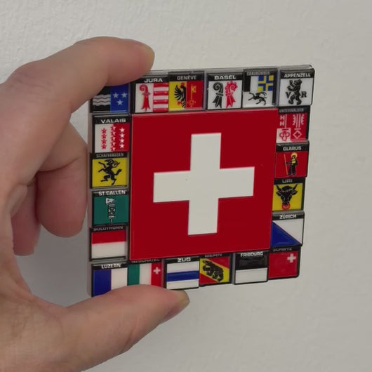 Magnet Schweiz mit Kantonen