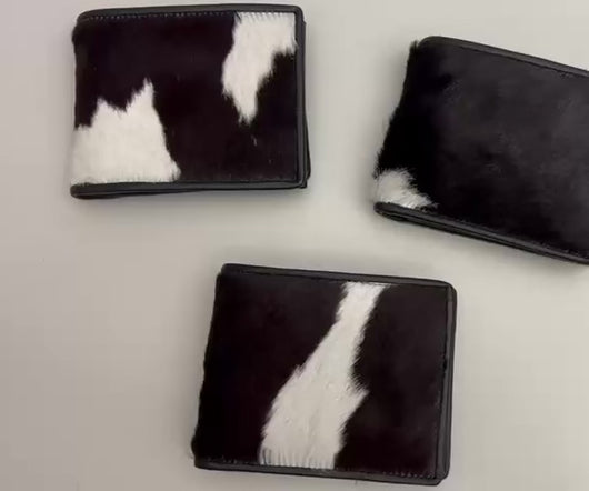 Real cowhide wallet