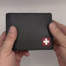 Laden und Abspielen von Videos im Galerie-Viewer, Portemonnaie mit kleinem Schweizerkreuz
