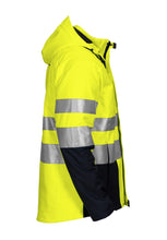 Load image into Gallery viewer, projob gefütterte Softshell jacke gelb schwarz links
