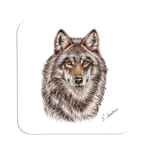 Dessous de verre Loup