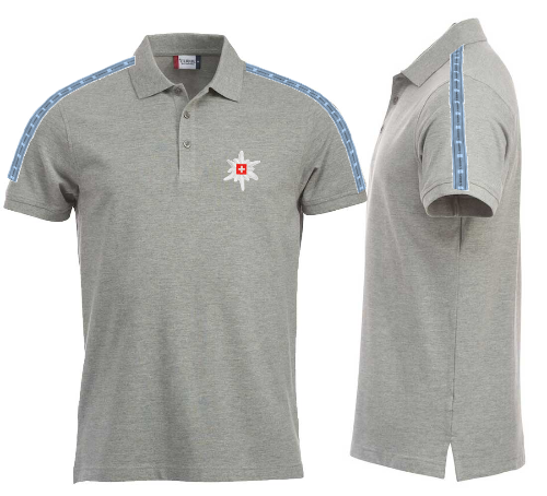 Premium polo unisex gray