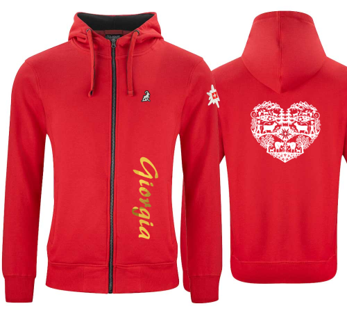 Giacca con cappuccio premium unisexe