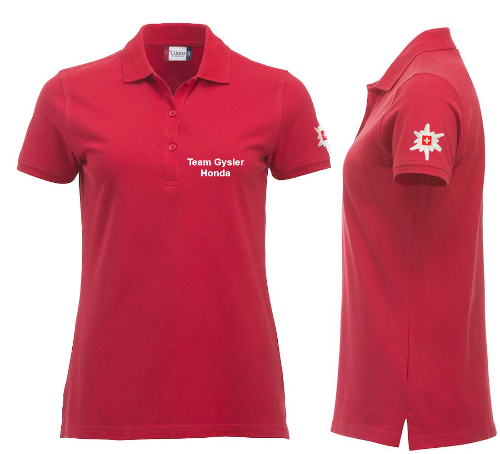Polo Premium Femme Rouge
