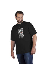 Load image into Gallery viewer, Promo T-Shirt Unisex Schwarz Scherenschnitt Alpenläbä
