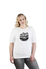 Lade das Bild in den Galerie-Viewer, Promo T-Shirt Weiss Women Scherenschnitt Alpenleben
