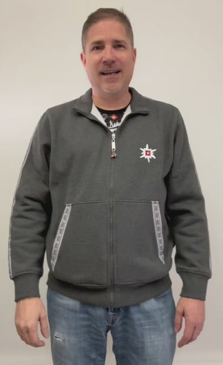 Edelweiss Jacke Grau