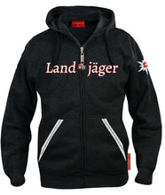 Load image into Gallery viewer, Landjäger Edelweiss Hoodie Schwarz
