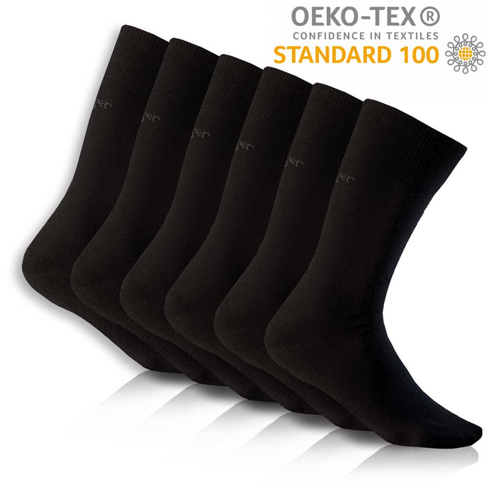 Chaussettes noires Premium 3 paires