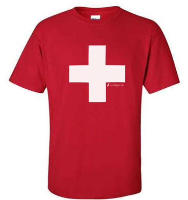 T-shirt Swiss cross