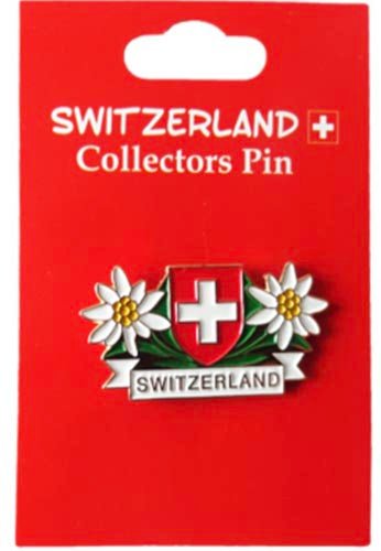 Ansteck Pin Edelweiss / Schweiz