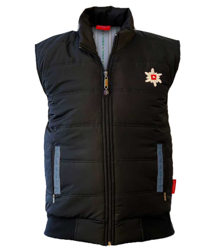 Edelweiss Gilet blau
