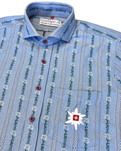 Load image into Gallery viewer, Edelweiss Hemd mit Kragen
