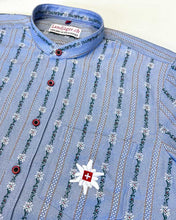 Load image into Gallery viewer, Edelweiss Hemd mit Stehkragen

