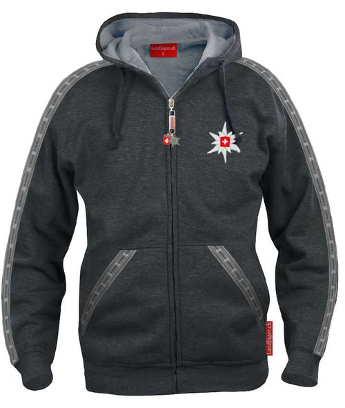 Edelweiss Hoodie / Hooded Jacket Grey