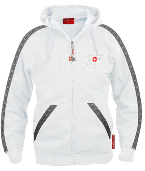 Edelweiss Hoodie / Hooded Jacket White