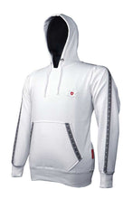 Carica l&#39;immagine nel visualizzatore di Gallery, Weisses Hoodie ohne Reissverschluss Edelweiss Anthrazit
