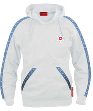 Carica l&#39;immagine nel visualizzatore di Gallery, Hoodie Weiss Edelweiss blau
