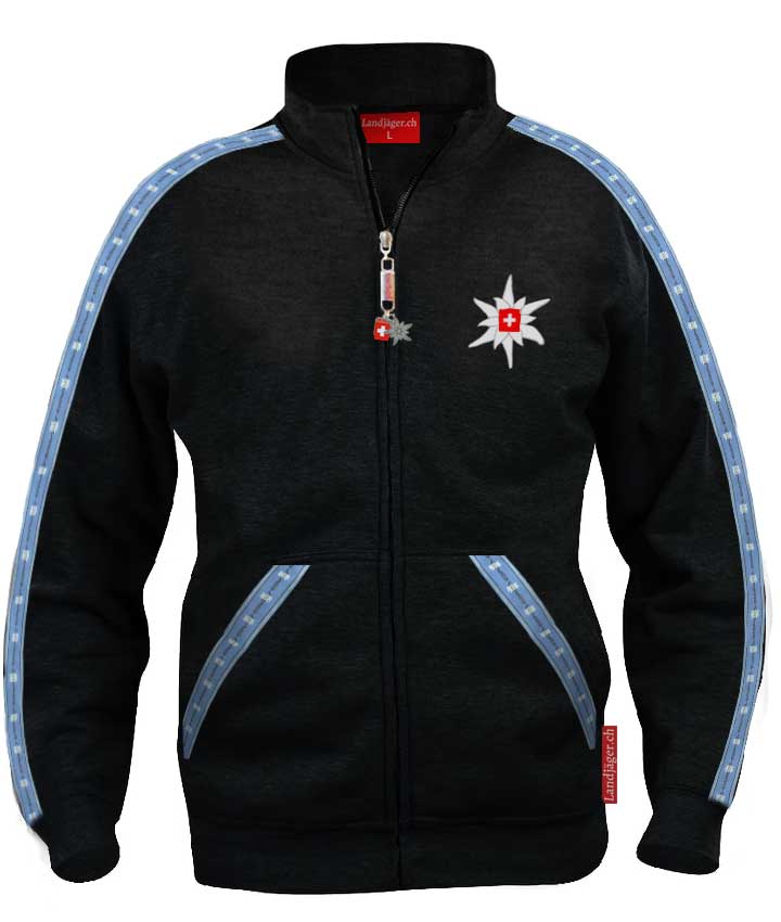 Edelweiss Jacke Schwarz - Landjäger.ch