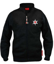 Charger l&#39;image dans la galerie, Edelweiss Jacke Schwarz.
