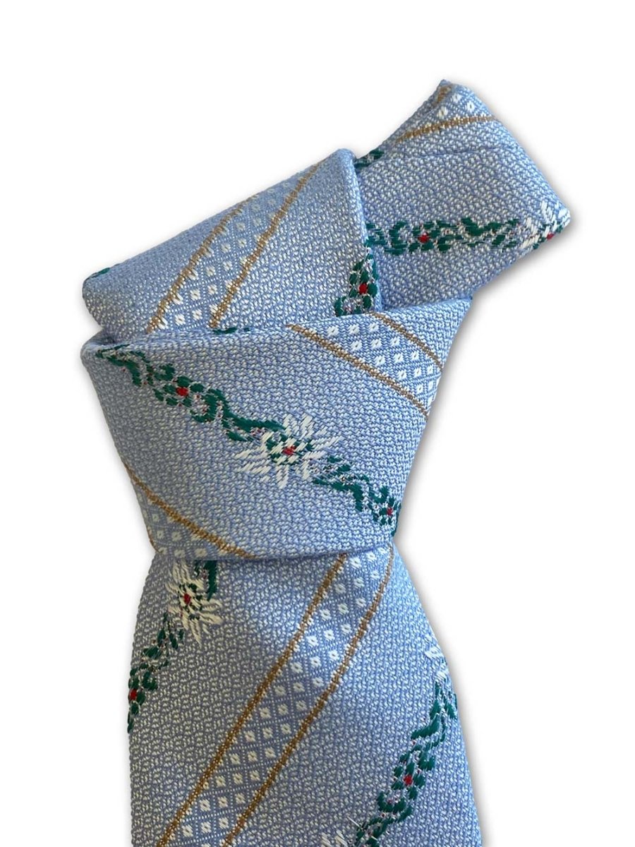 Edelweiss Krawatte Blau