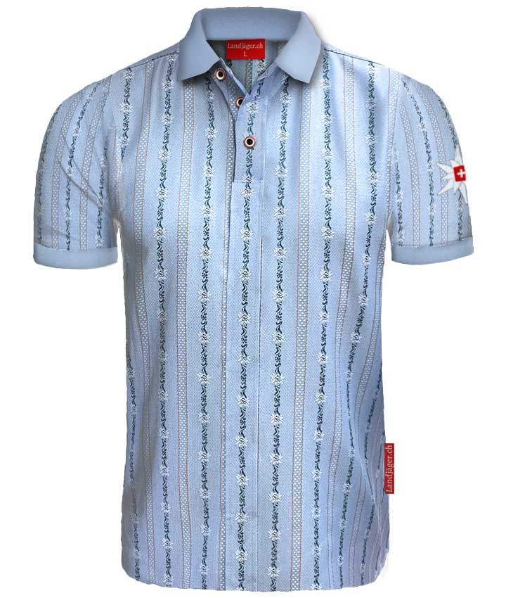 Edelweiss Polo Blau